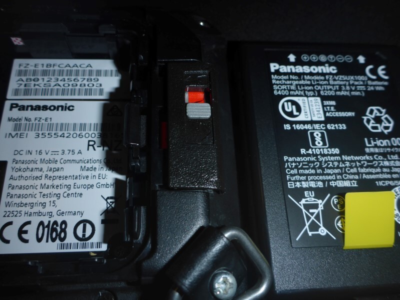 PANASONIC FZ-E1 PDA WIN 10 IOT ENTERPRISE GSM W/ BARCODE SCANNER EC ALL LOOK NEW