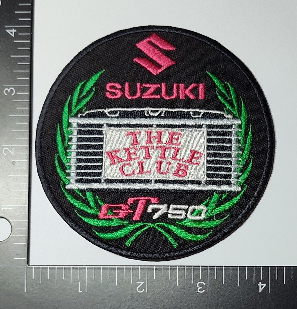 Suzuki GT750 Large Patch NOS Hook Loop Tactical Backpack NOS High Quality Patch