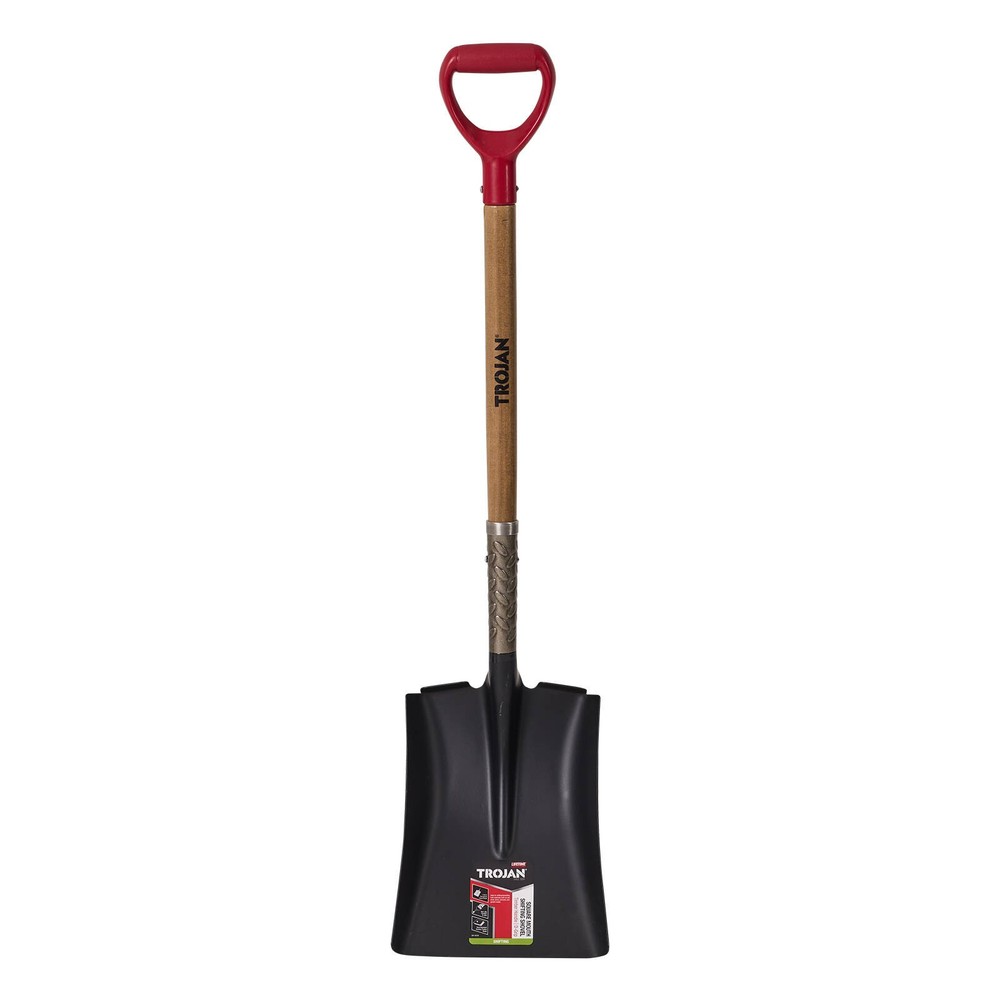 Trojan Square Mouth Shifting Shovel Timber D-Handle