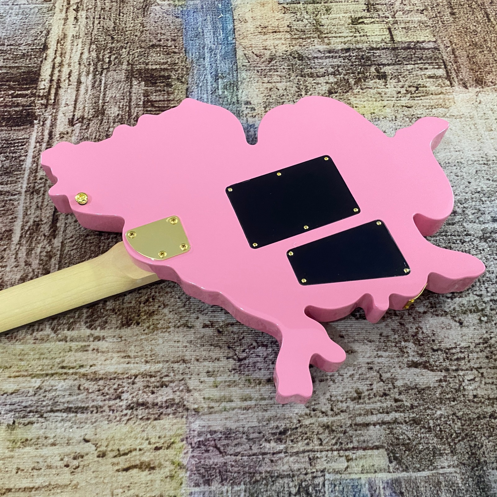 Anime&Manga beautiful girl shaped Electric Guitar Tremolo HH Pickups 24Frets