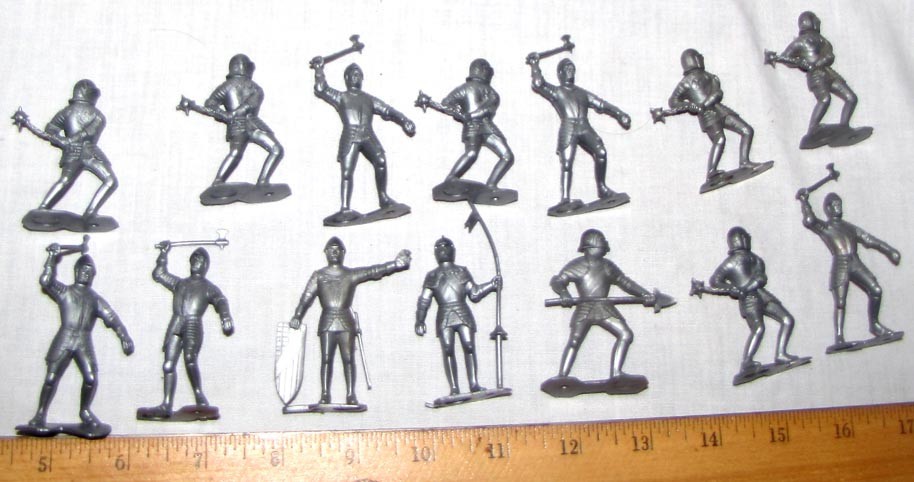 Marx  14 second version 54mm knights toy soldiers