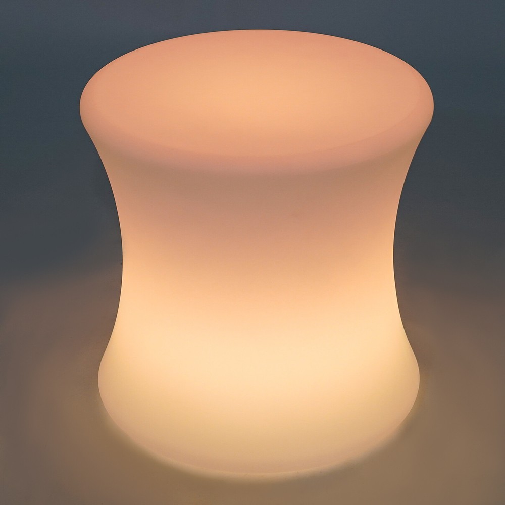 LED Light Cube Stools Chair 16 Colors Changing Rechargeable w/Remote Control