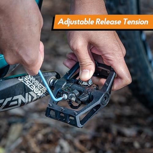 Ripper2 Mountain Bike Clipless Pedals, Compatible with SPD Cleats, Single Side