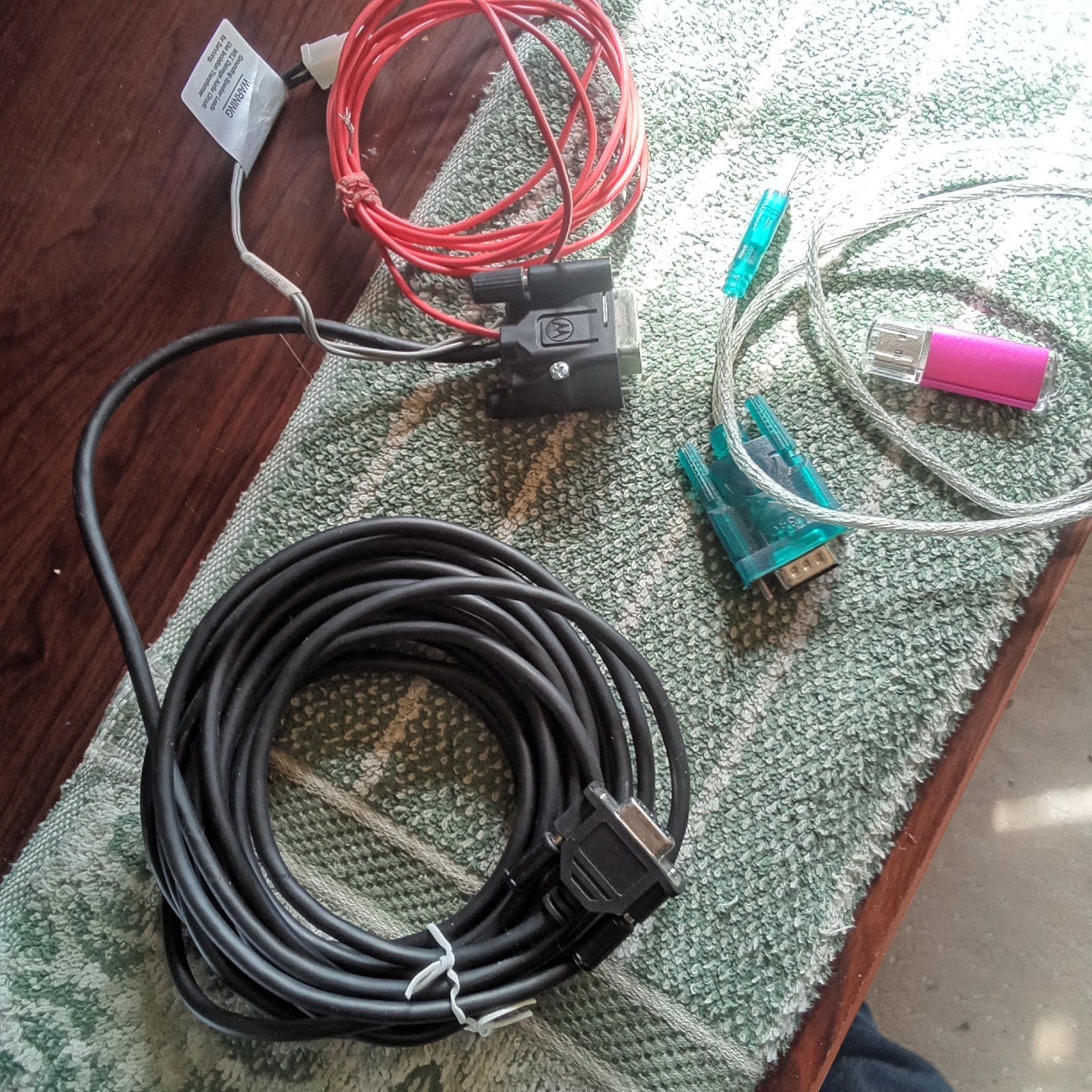 MOTOROLA APX 8500 7500 6500 4500 XTL 5000 2500 REAR PROGRAMMING CABLE