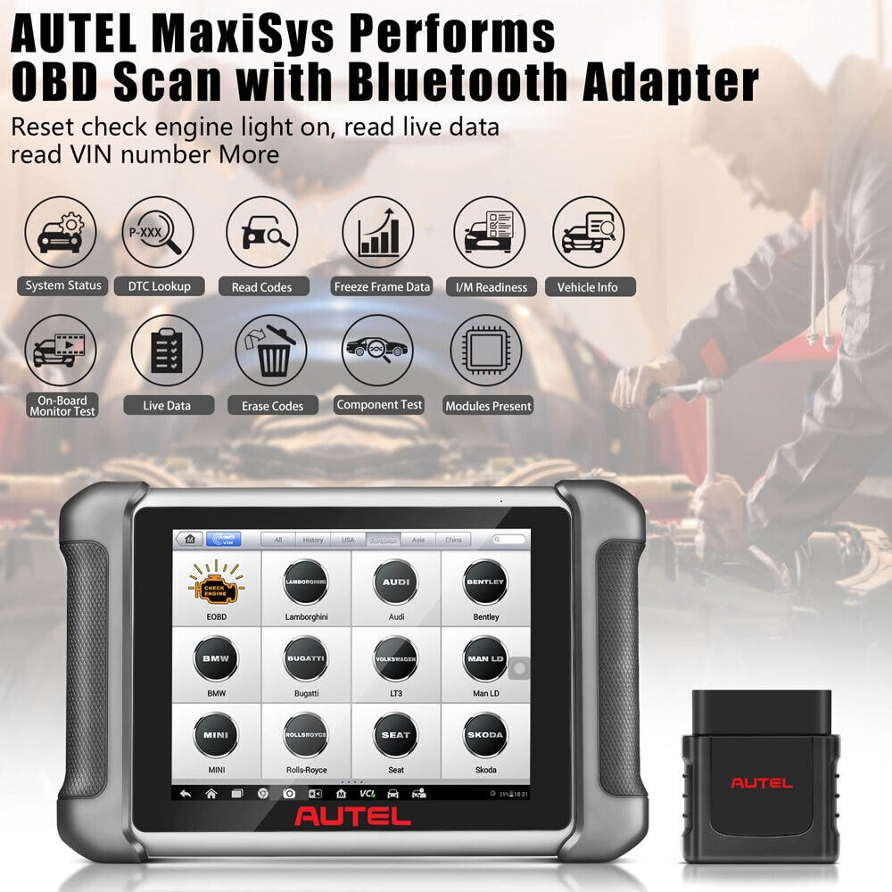 Autel MaxiVCI Mini VCI Mini Bluetooth-compatible Diagnostic Interface 2026