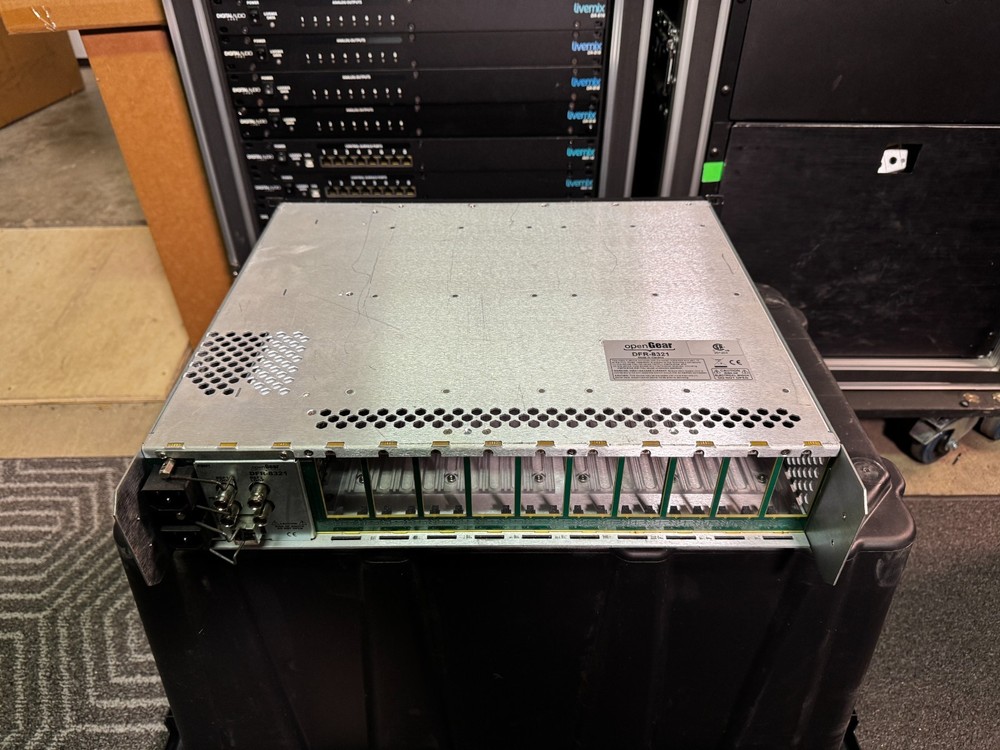 Ross DFR-8321 OpenGear 2RU Rack Module Frame Empty, No Cards, for BMD, Decimator