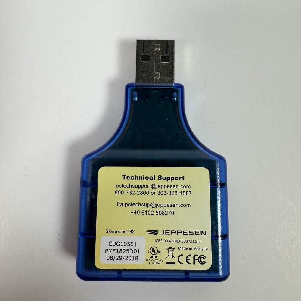 Jeppesen Skybound G2 USB Adapter CUG10561 Aviation Data Reader