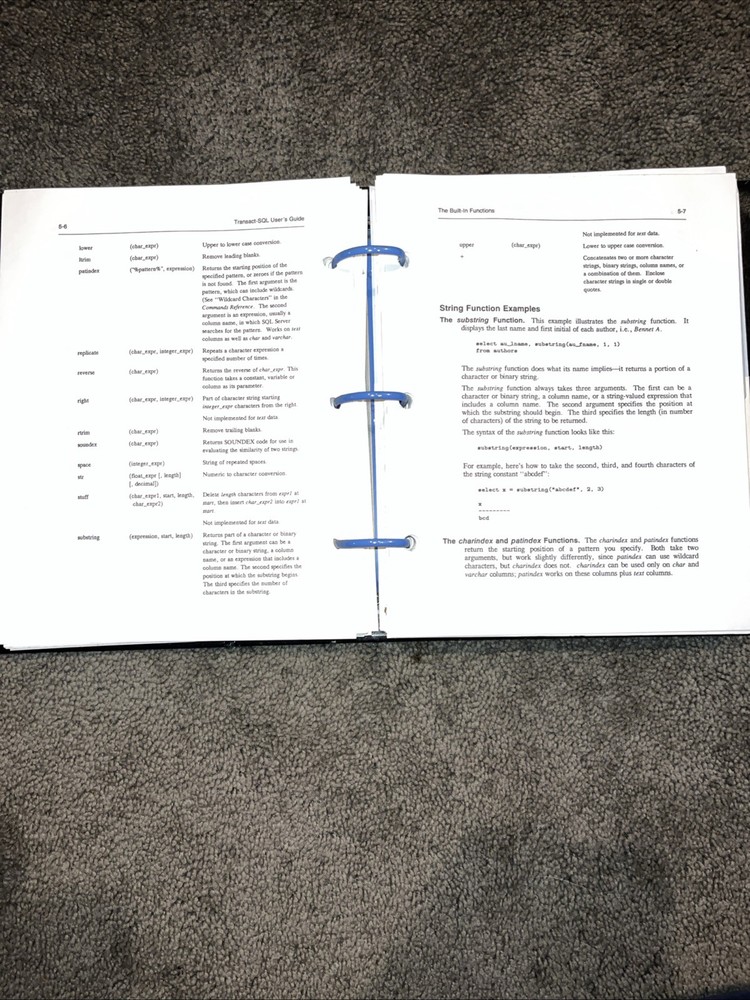Sybase Transact-SQL User’s Guide, Vintage 1992. Before merging into SAP.