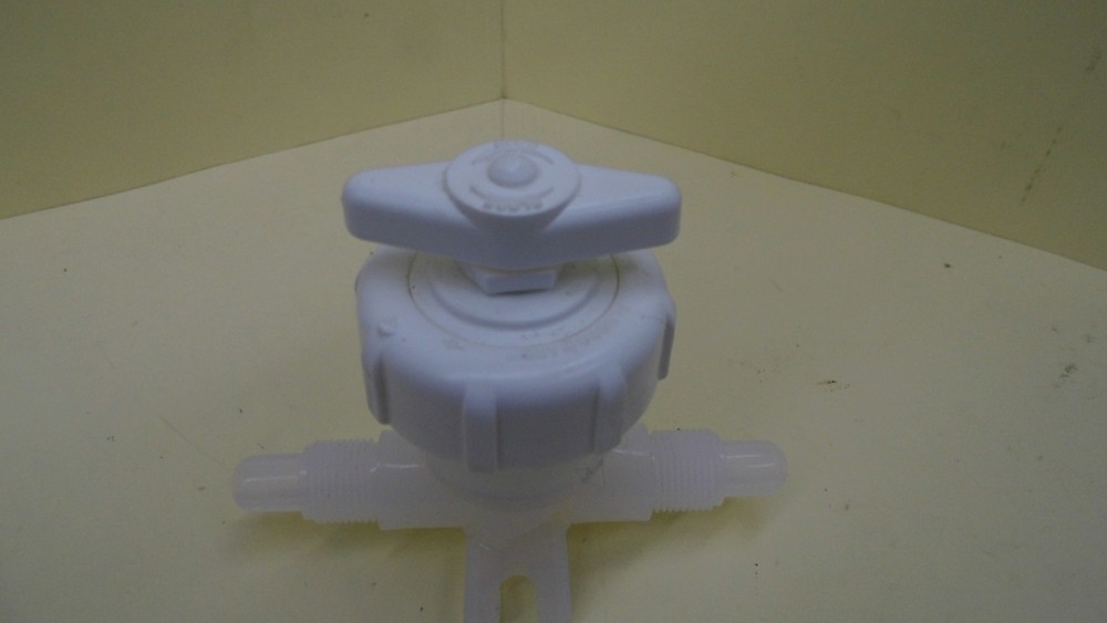 FLUOROWARE 201-46-01 ⅜"FT 2-WAY MANUALLY ACTUATED DIAPHRAGM VALVE