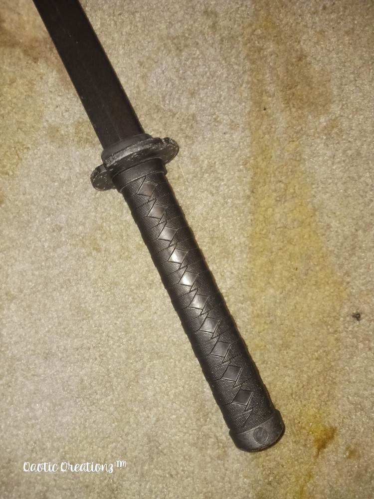 Black Martial Arts Practice Sword