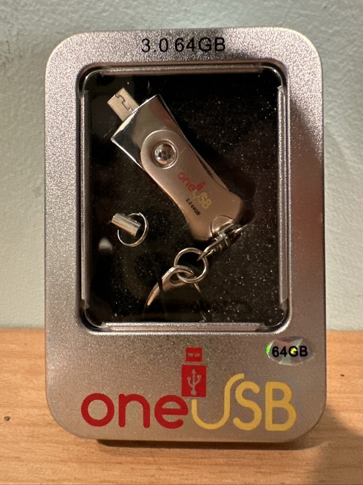 64gb USB drive - With Micro USB and USB C