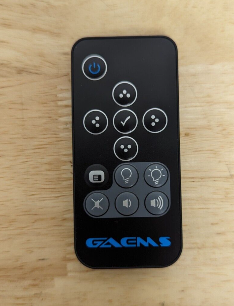 GAEMS Vanguard Only Remote Control OEM Black