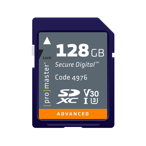 Promaster SDXC 128GB Advanced SD Memory Card