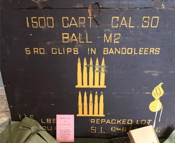 WORLD WAR II NEW REPLICA M1903A3 BANDOLEER REPACK KIT FOR 5 ROUND CLIPS