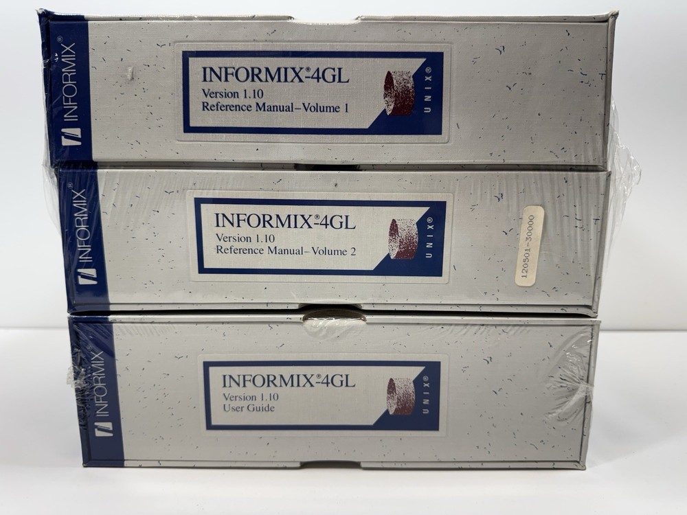 Informix-4GL Database Software Version 1.10 User Guide & Reference Manual 1&2