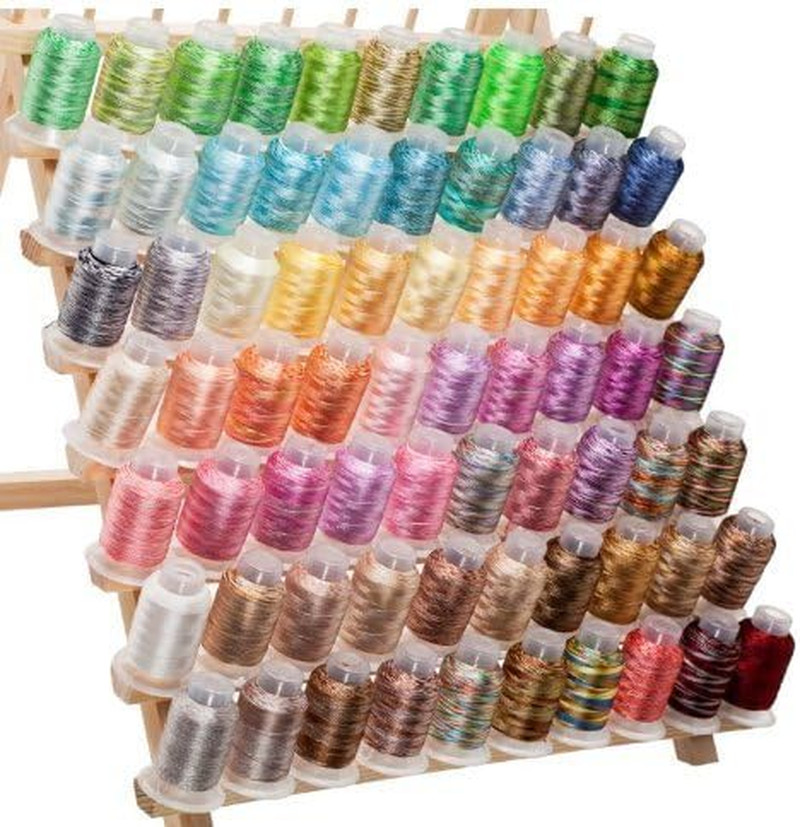 70 Spools Variegated Embroidery Machine Thread
