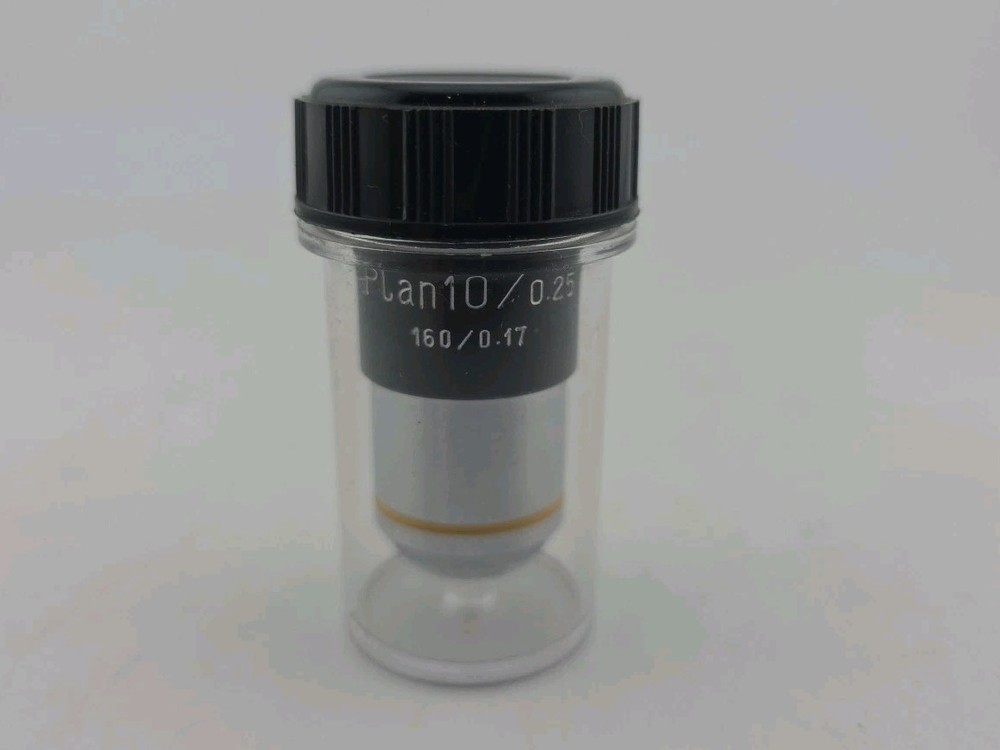 Edmund Scientific Microscope Objective Plan 10/0.25