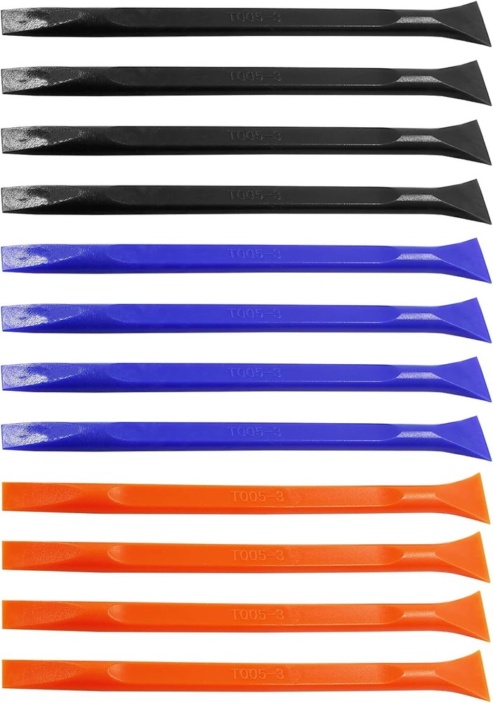 12Pcs Carbon Fiber Scraper Cleaning Tool Non-Scratch Plastic Multi-Purpose Stiff