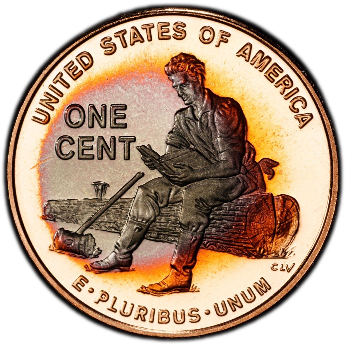 PR68DCAM 2009-S 1C Lincoln-Formative Years Proof Cent, PCGS Trueview- Toned