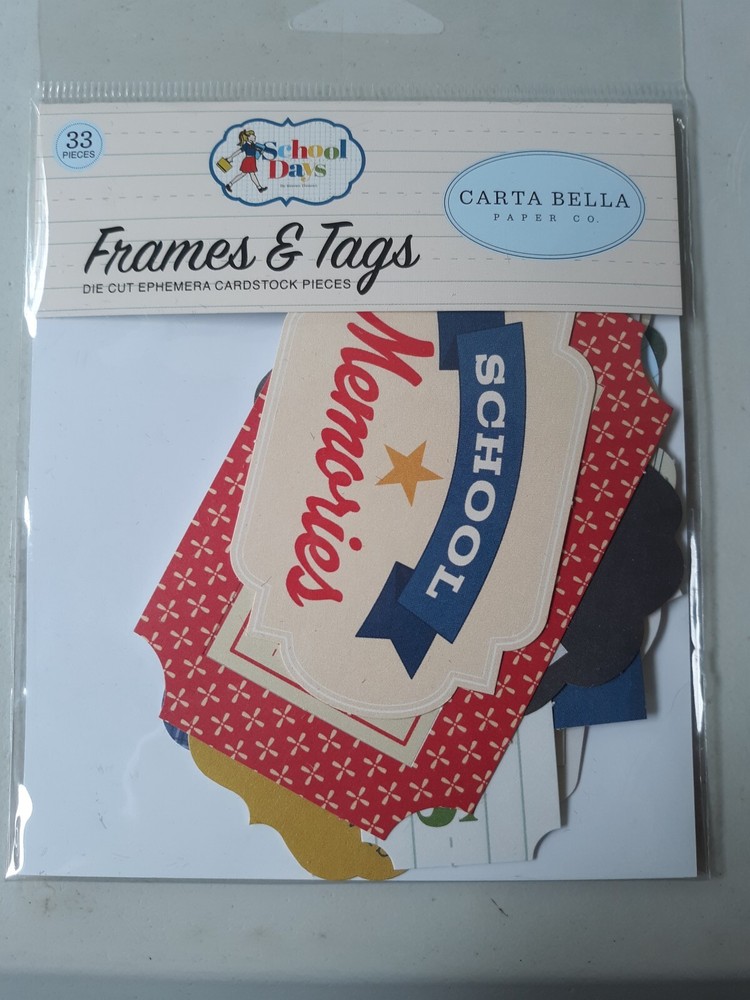 ECHO PARK   "SCHOOL DAYS"  EPHEMERA PACK ~ SCHOOL~ BACK TO SCHOOL
