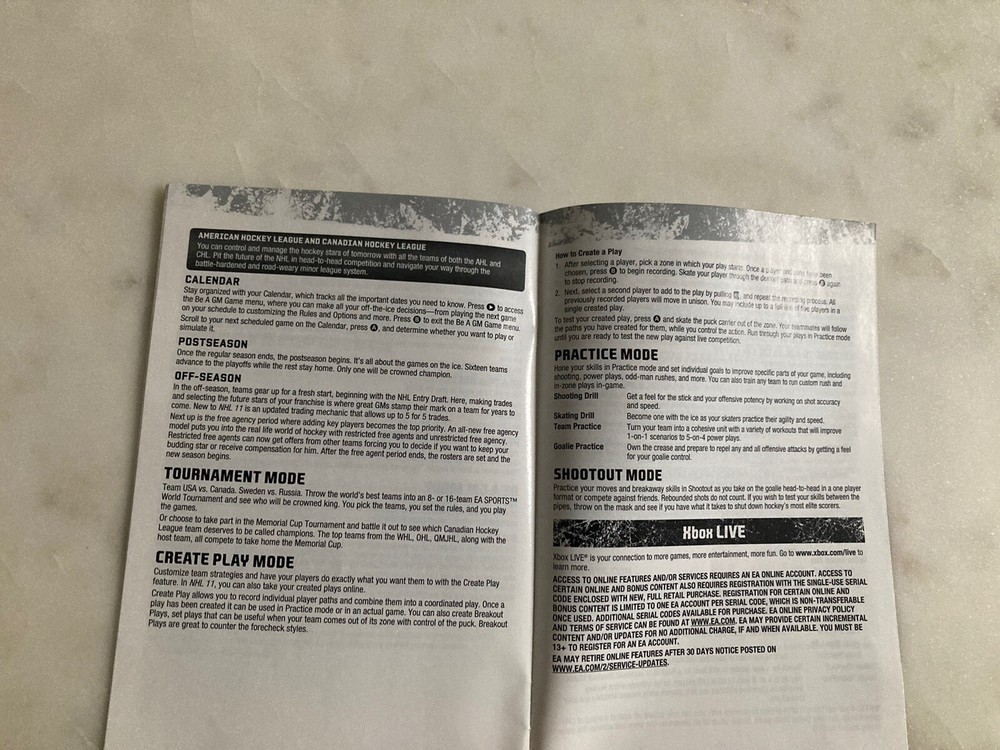 NHL 11 | Xbox 360 | Manual Only