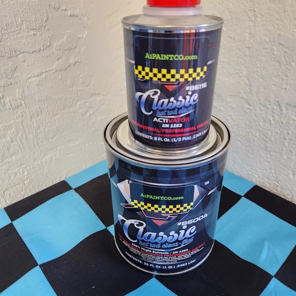 Flat Clear Hot Rod Classic KIT with Activator -QUART