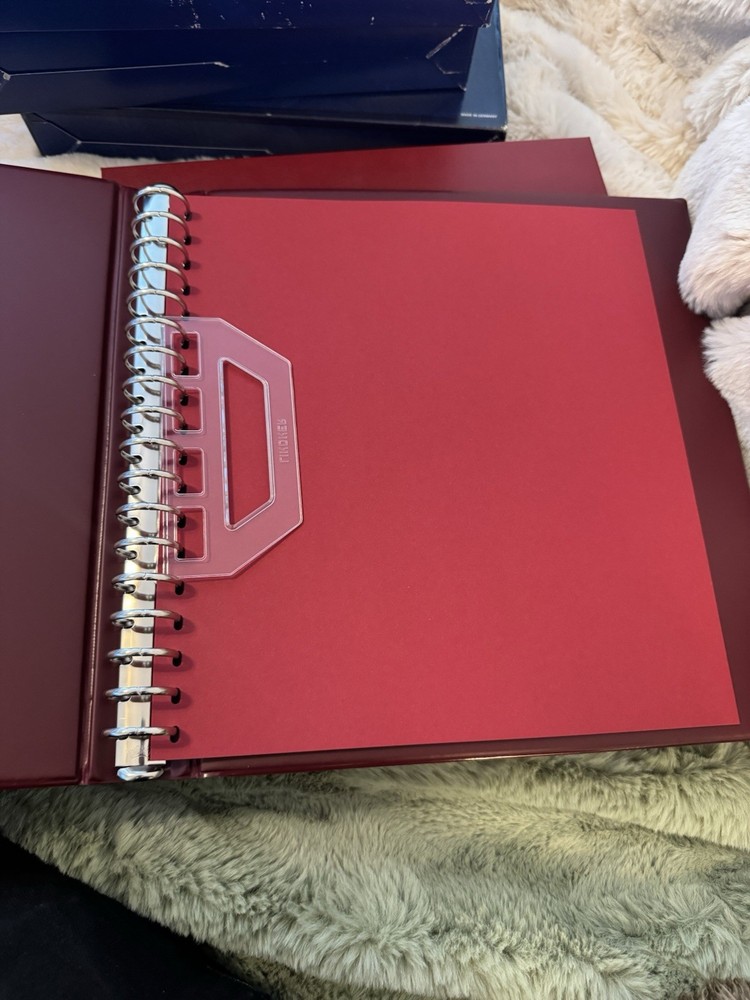 Lindner 18-ring Binder and Slipcase, BLUE ONLY