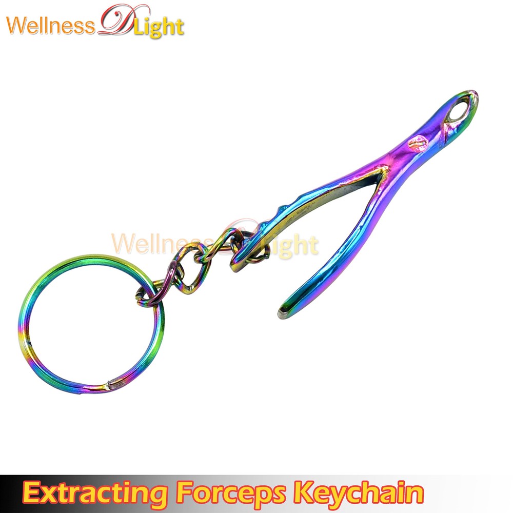 German Extracting Forceps Rainbow Promo Keychain Gift for Nurses & Doctors