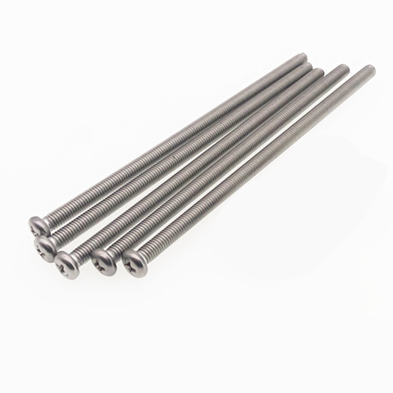 M4 Phillips round head screw extension screws thread nail combination bolt