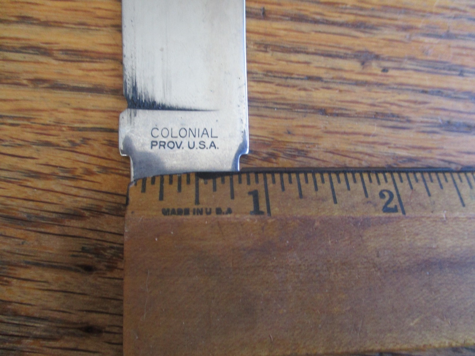 25 Carbon Steel Knife Blade Blank Blank's NOS Colonial Knife USA