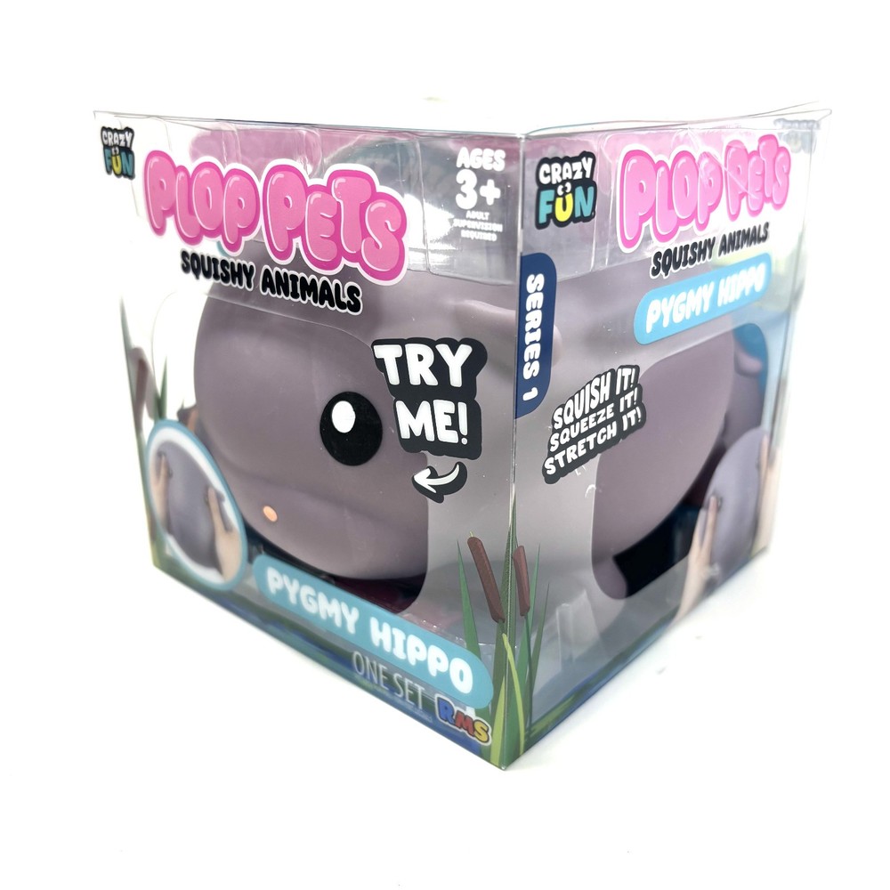 Crazy Fun - Plop Pets Squishy Hippo