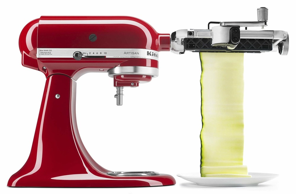 KitchenAid RKSMSCA Vegetable Sheet Cutter, 1, Metallic (Used)