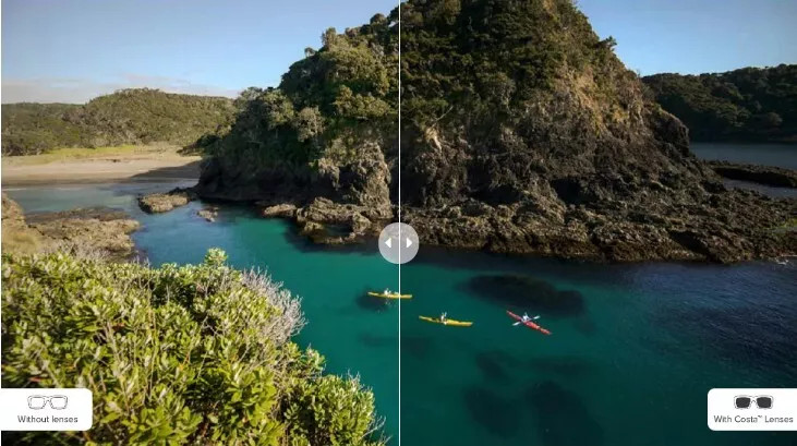 Costa Del Mar BLACKFIN Matte Black/ Blue Mirror Polarized 580P Sunglasses