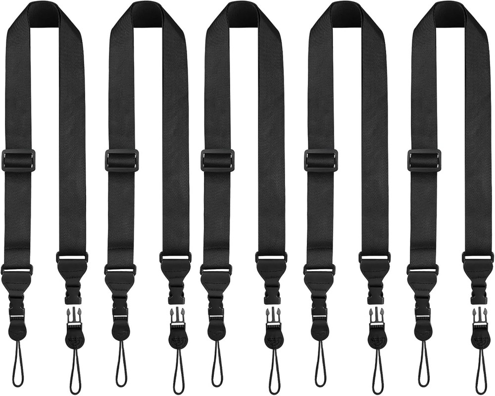 5 Pack Universal Shoulder Strap, Replacement Nylon Neck Lanyard, Comfortable...