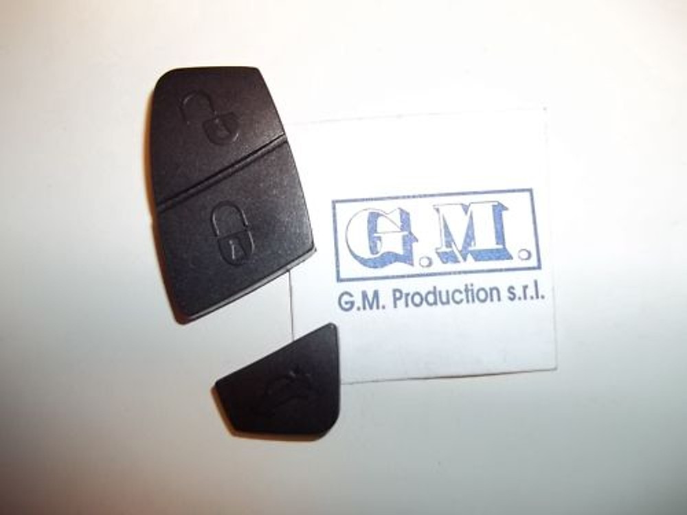 2009 Ford Ka Black Replacement Key Shell Remote Control Buttons Set Only