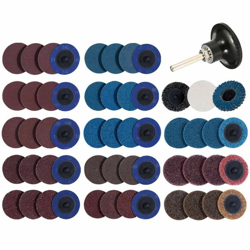 71x 2in Surface Prep Quick Change Sanding Grinding Disc Die Grinder Quick Change