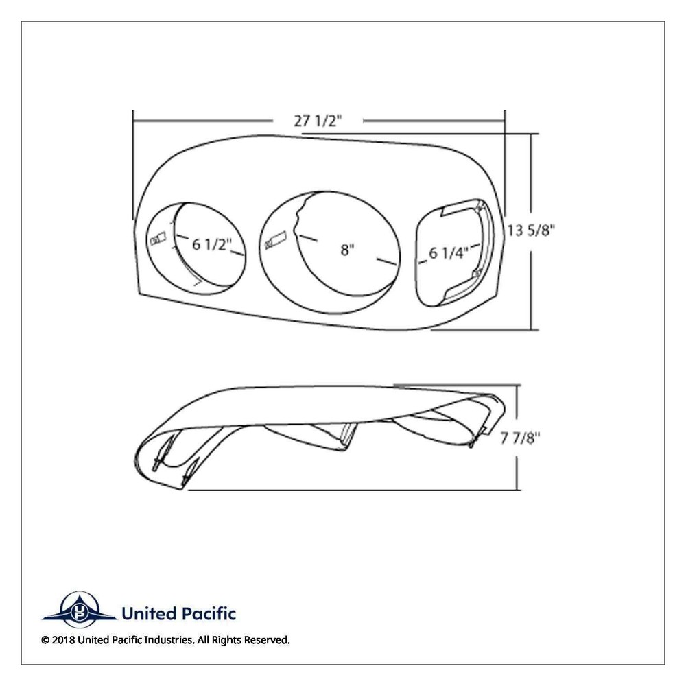 Headlight Bezel for 1996-2004 Freightliner Century - Black - Driver Side