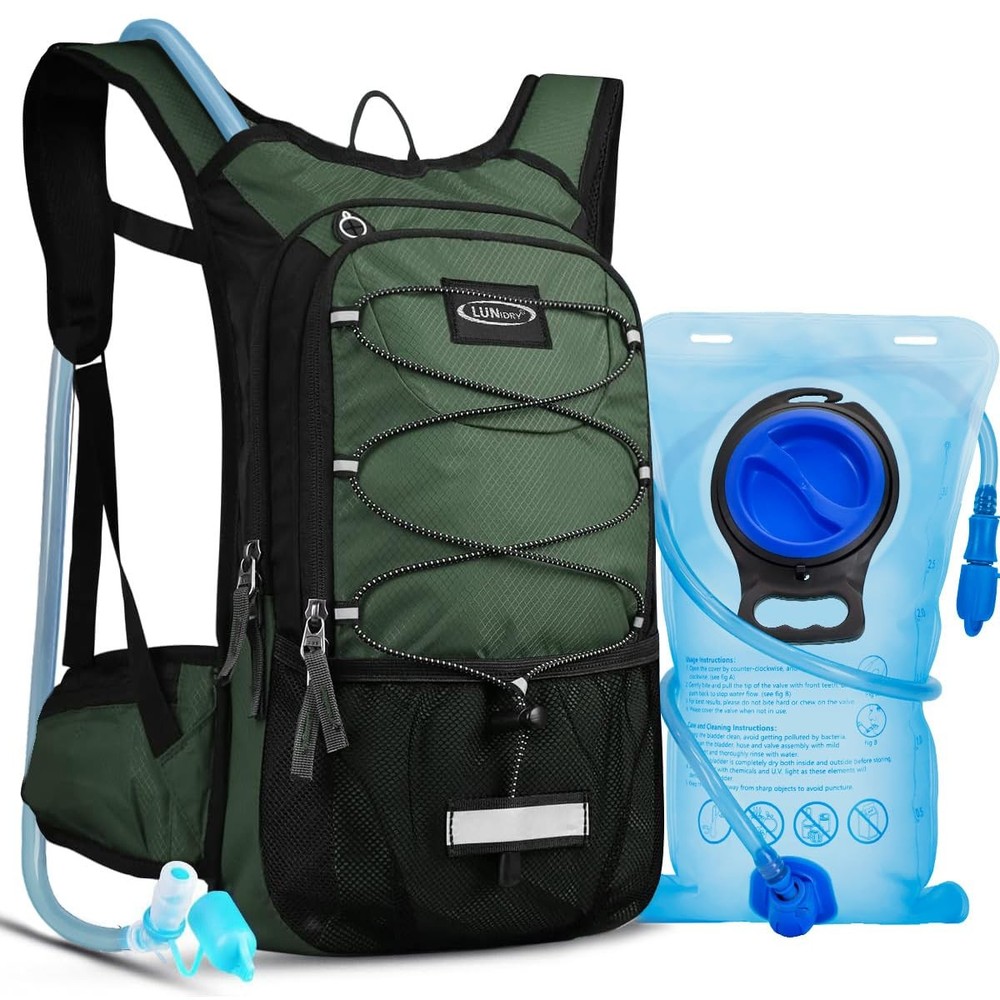 Hydration backpack with bladder 3L, hydration bag running hydration backpack...