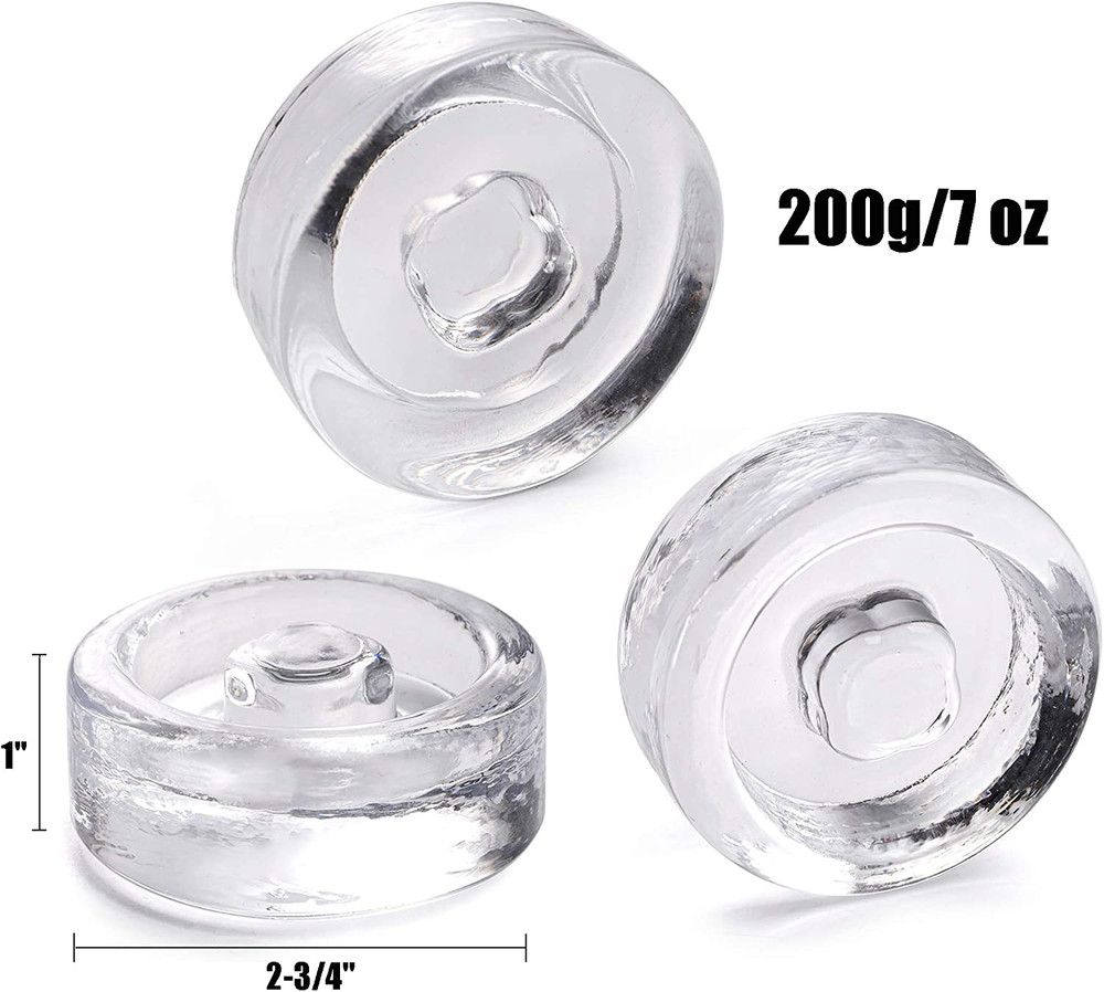 Yesland 9 Pack Fermentation Glass Weights with Easy Grip Handle, Fermentation We