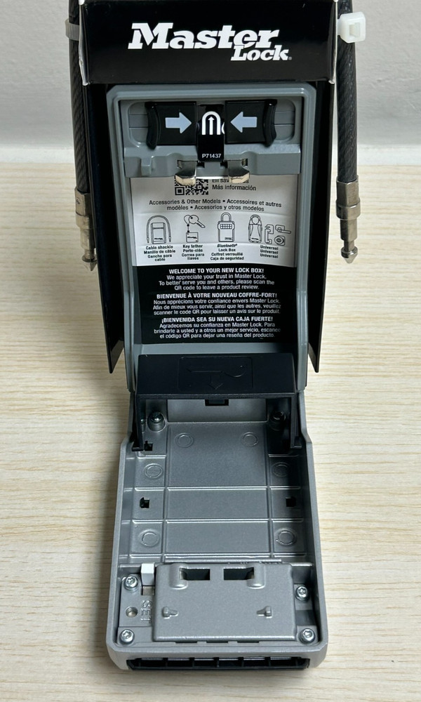 Master Lock Portable Cable Lock Box 5482D