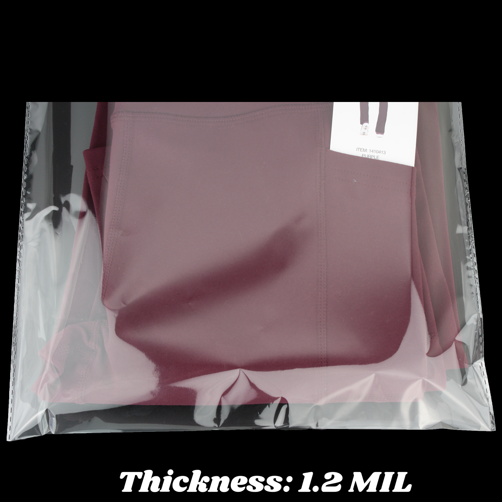 11x14 Poly Clear Plastic Bags Self Adhesive Seal T-Shirt Apparel Resealable