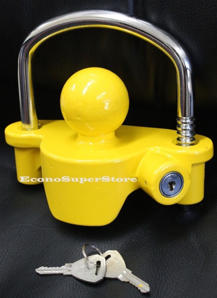 Lots 2 DIFF Key Universal Tow Trailer Coupler Lock Anti Theft Locks Protection