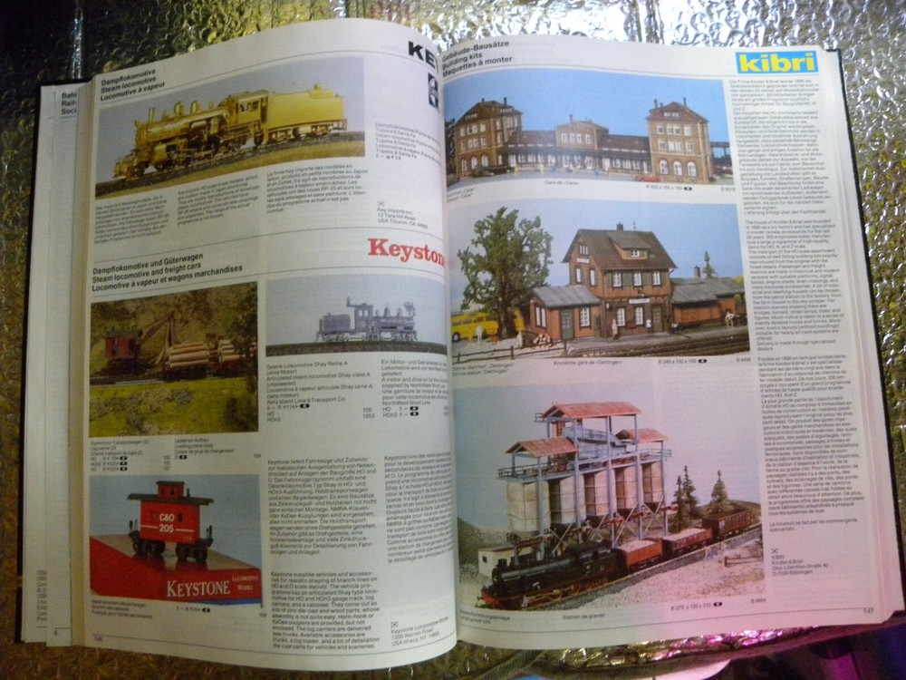 Ho Scale Internation Model Railway Guide Book WeltBild Verlag Modell Eisenbahn