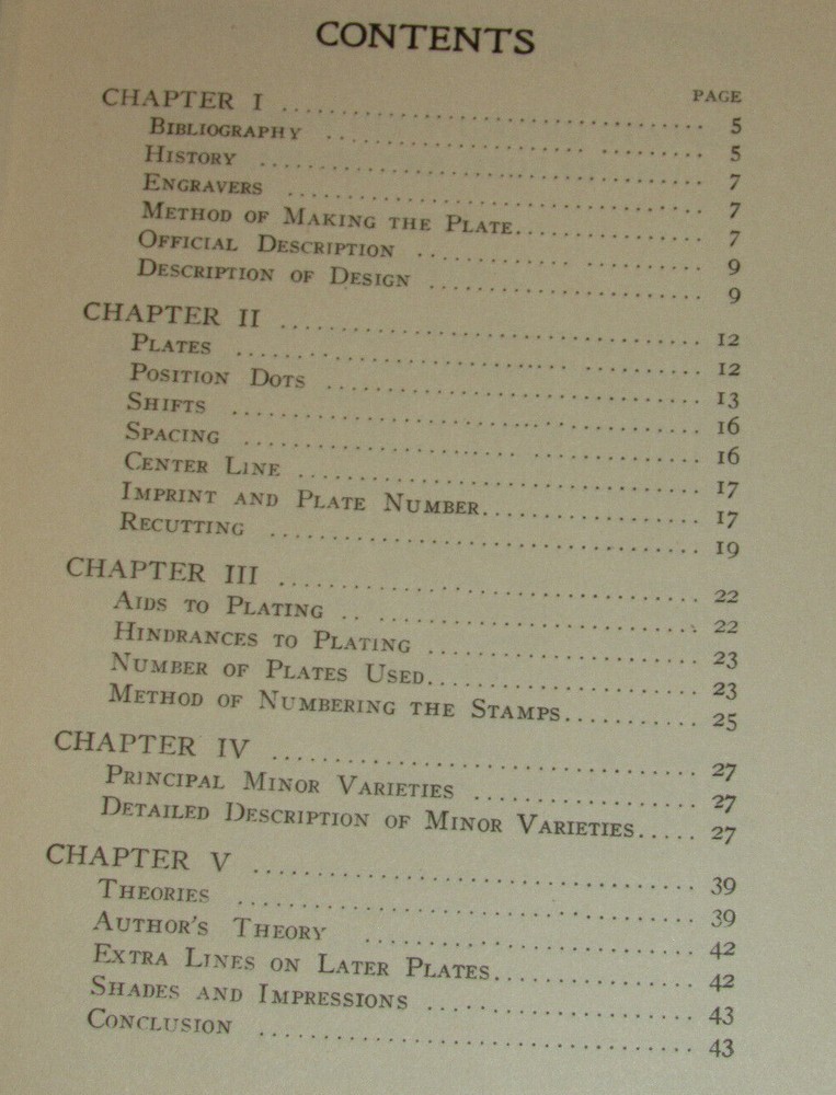 VINTAGE 1909 STAMP COLLECTOR HAND BOOK! CARROLL CHASE : US 3 CENT STAMP OF 1851!