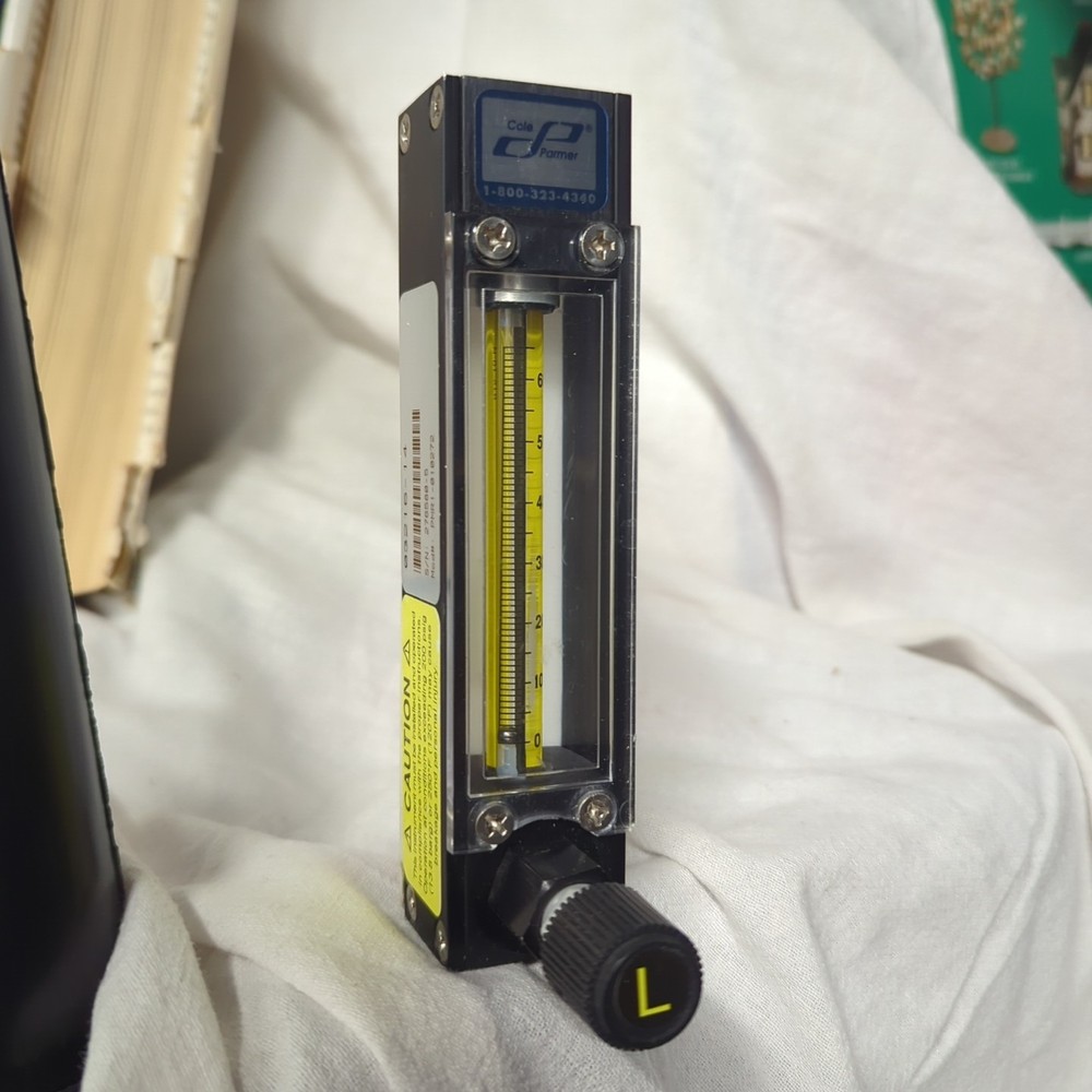Cole-Parmer PMR1-010272 Masterflex Variable-Area Flowmeter 0-65mm Unused