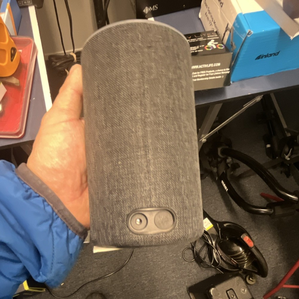 Amazon Echo (2nd Generation) Smart Speaker Gray Fabric Alexa Wi-Fi Bluetooth