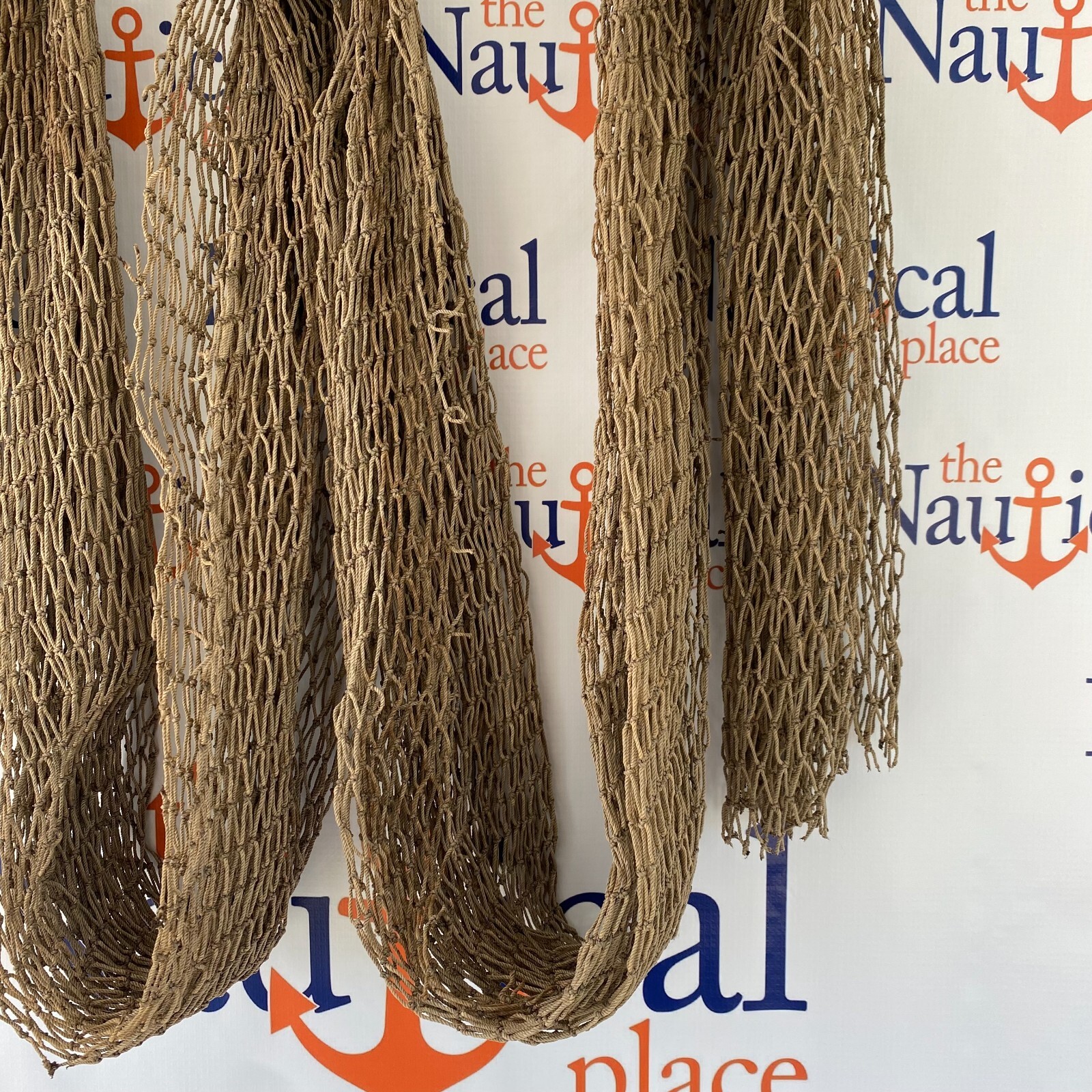 Real Used Fish Net - 10' x 10' - Traditional Fishing Net - Old Reclaimed Netting