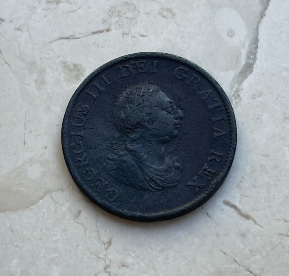 1799 Great Britain 1/2 Half Penny