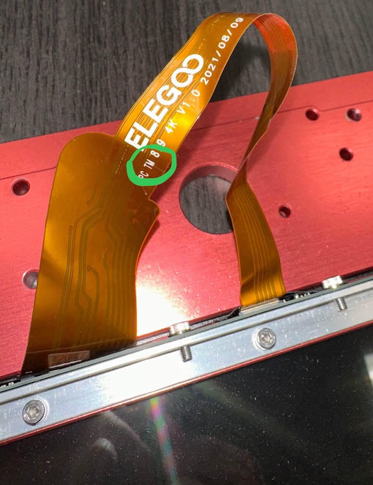 Replacement Monochrome LCD Screen for Elegoo Saturn 1st Gen [Used - Functional]
