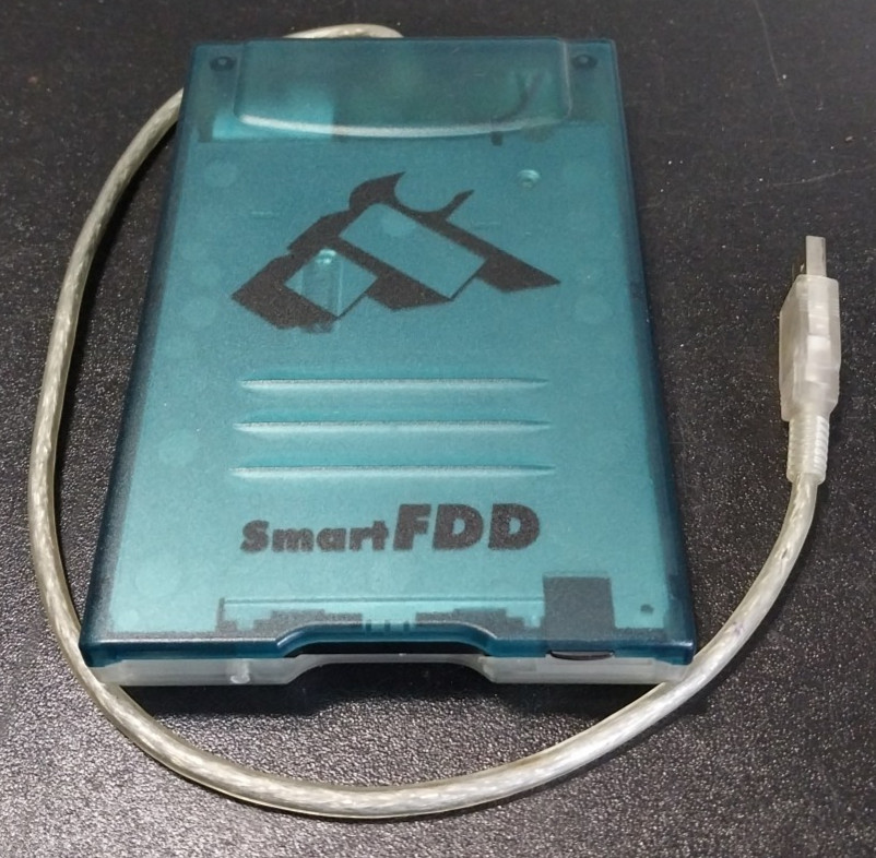 Microtech SmartFDD External Floppy Disk Drive Blue